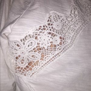 Free people buttoned long sleeve woven top